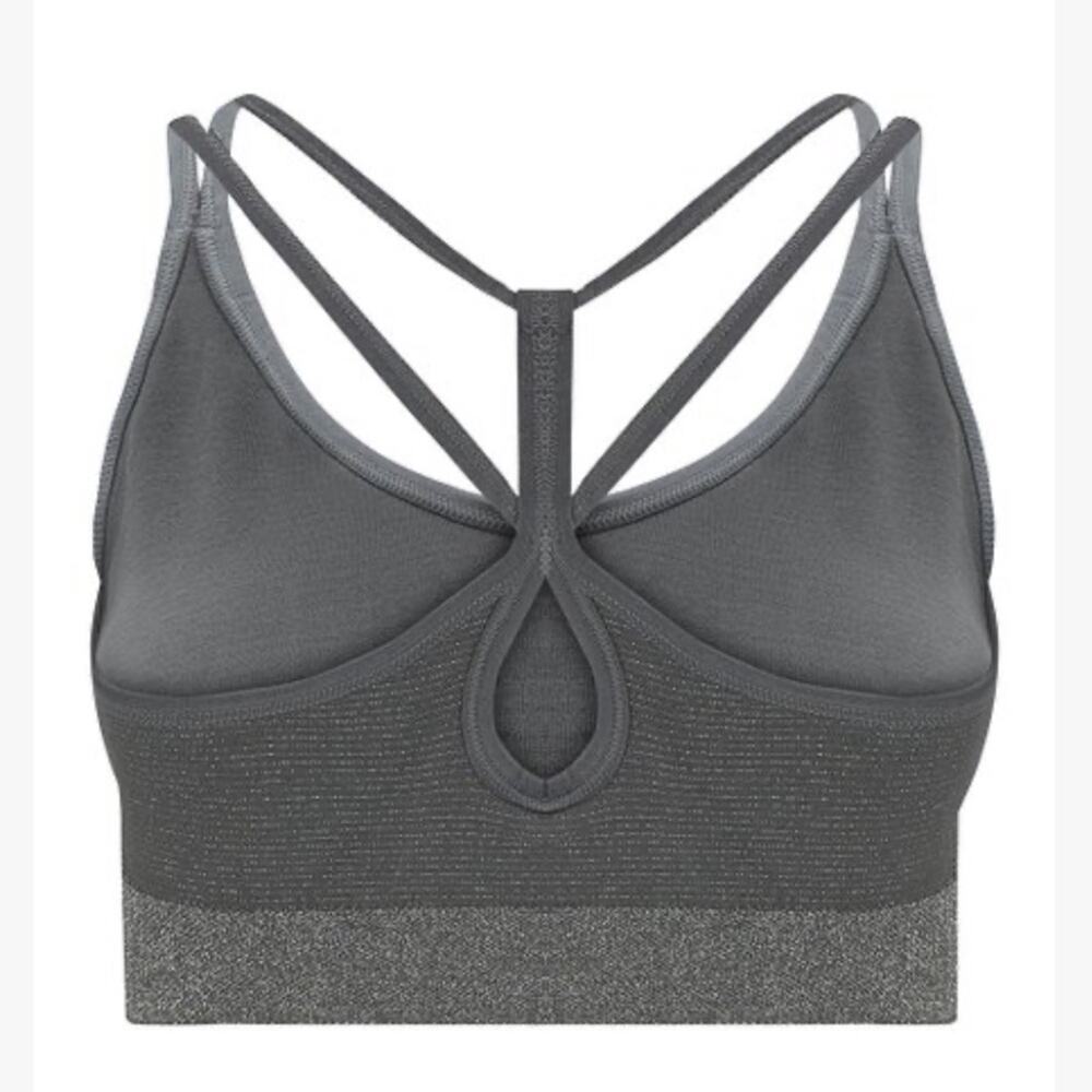 0261 New Women's Puma Gray Sports Bra - Picture 2 of 8